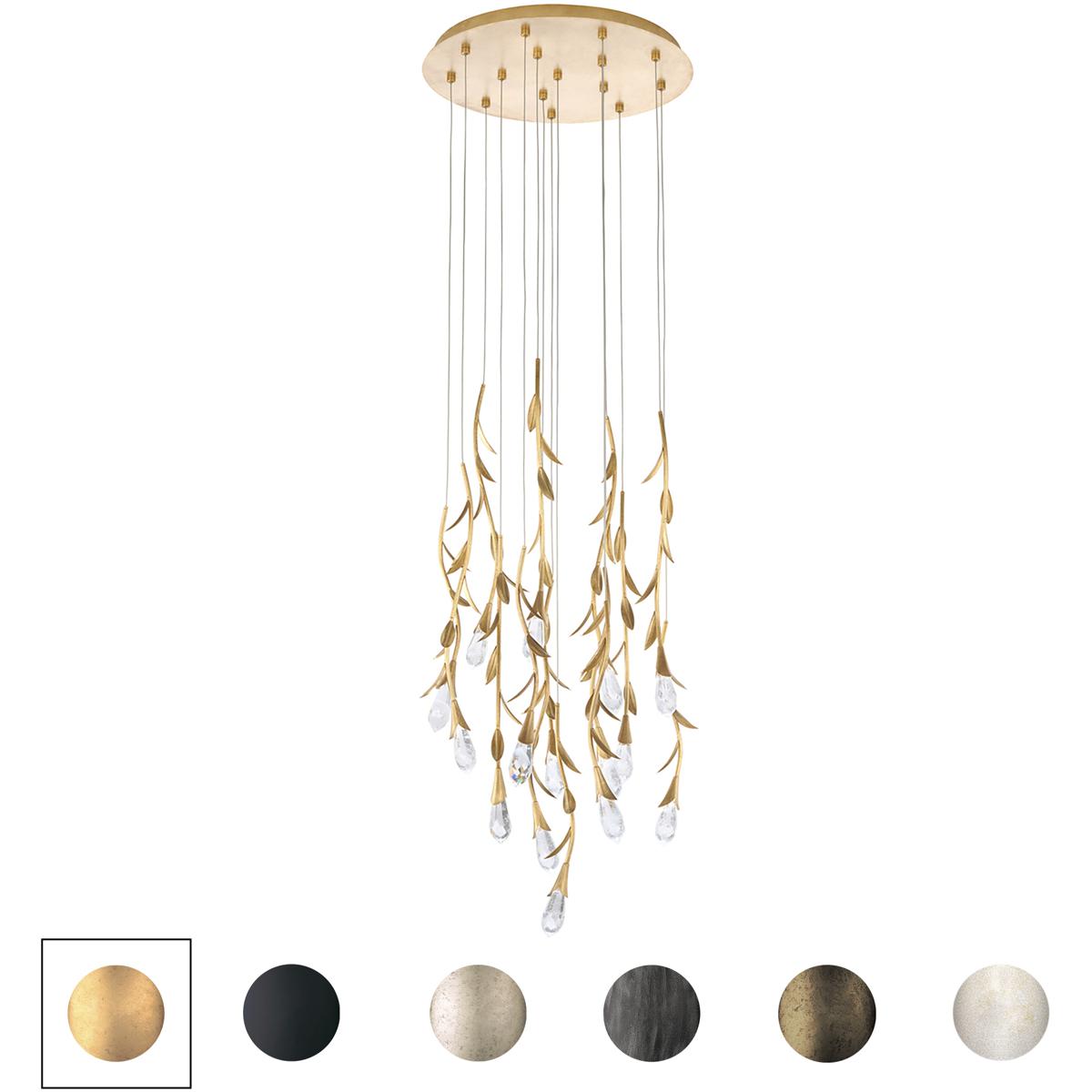 Schonbek S2415-32OH Signature Secret Garden LED 23 inch French Lace Multi-Light Pendant Ceiling Light