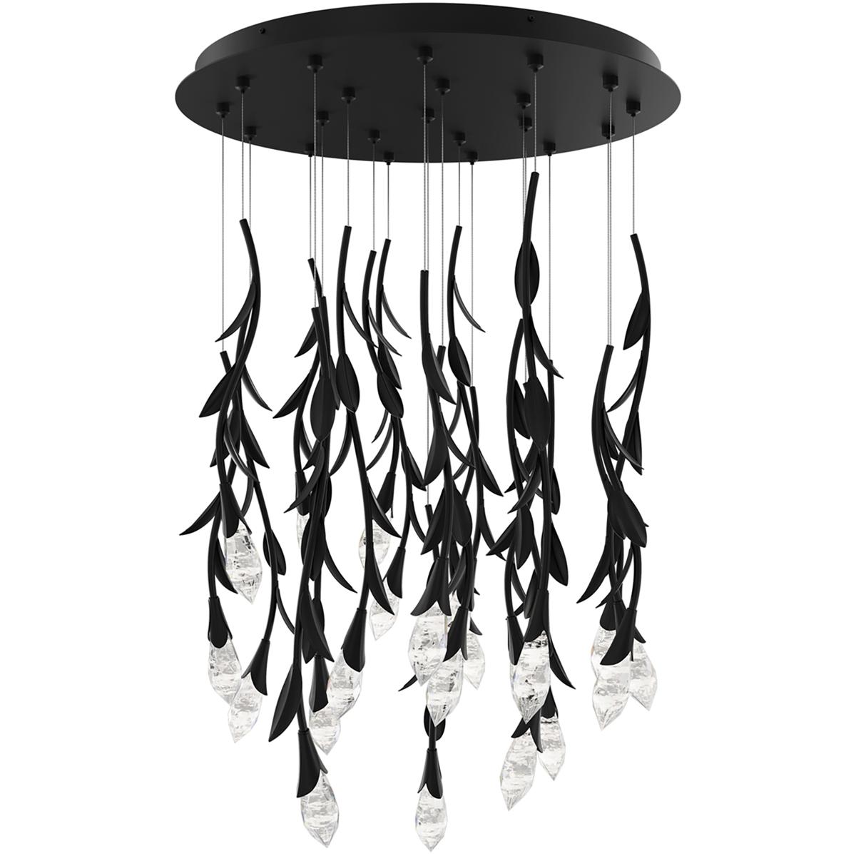 Schonbek S2421-51OH Signature Secret Garden LED 26 inch Black Multi-Light Pendant Ceiling Light