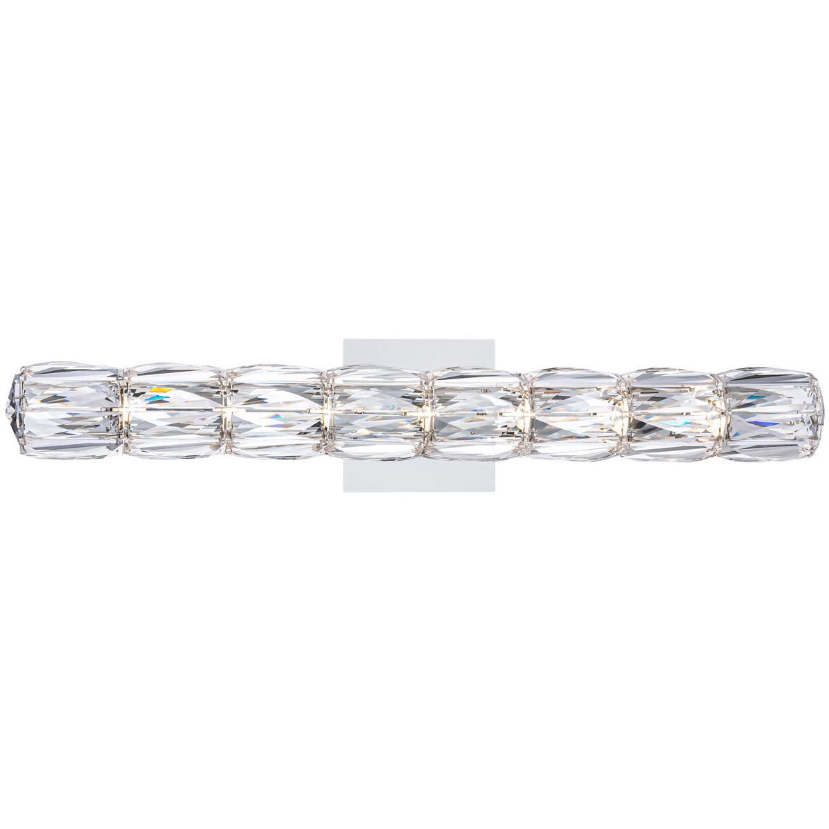 Schonbek S2625-401R Signature Verve LED 24.9 inch Polished Stainless Steel Bath Vanity & Wall Light in Radiance, Schonbek Signature