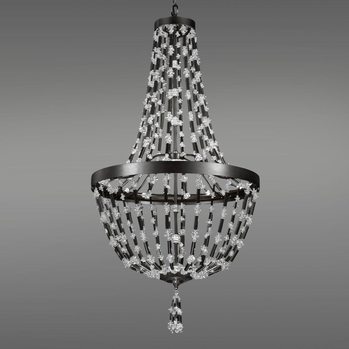 Schonbek S2826-51O Signature Bali LED 25.5 inch Matte Black Chandelier Ceiling Light, Schonbek Signature