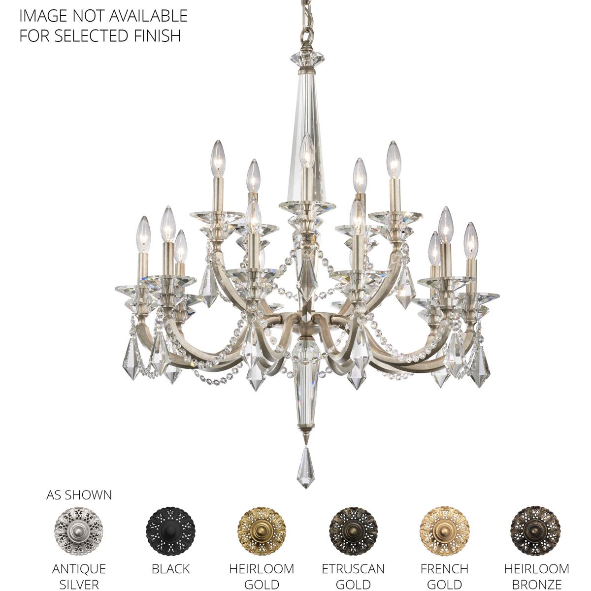 Schonbek S6715N-23R Signature Verona 15 Light 32.5 inch Etruscan Gold Chandelier Ceiling Light, Schonbek Signature