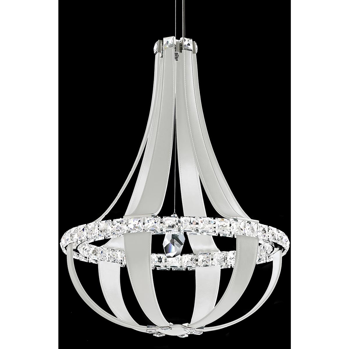 Schonbek SCE110DN-LW1R Crystal Empire LED LED White Pass Pendant Ceiling Light in Radiance