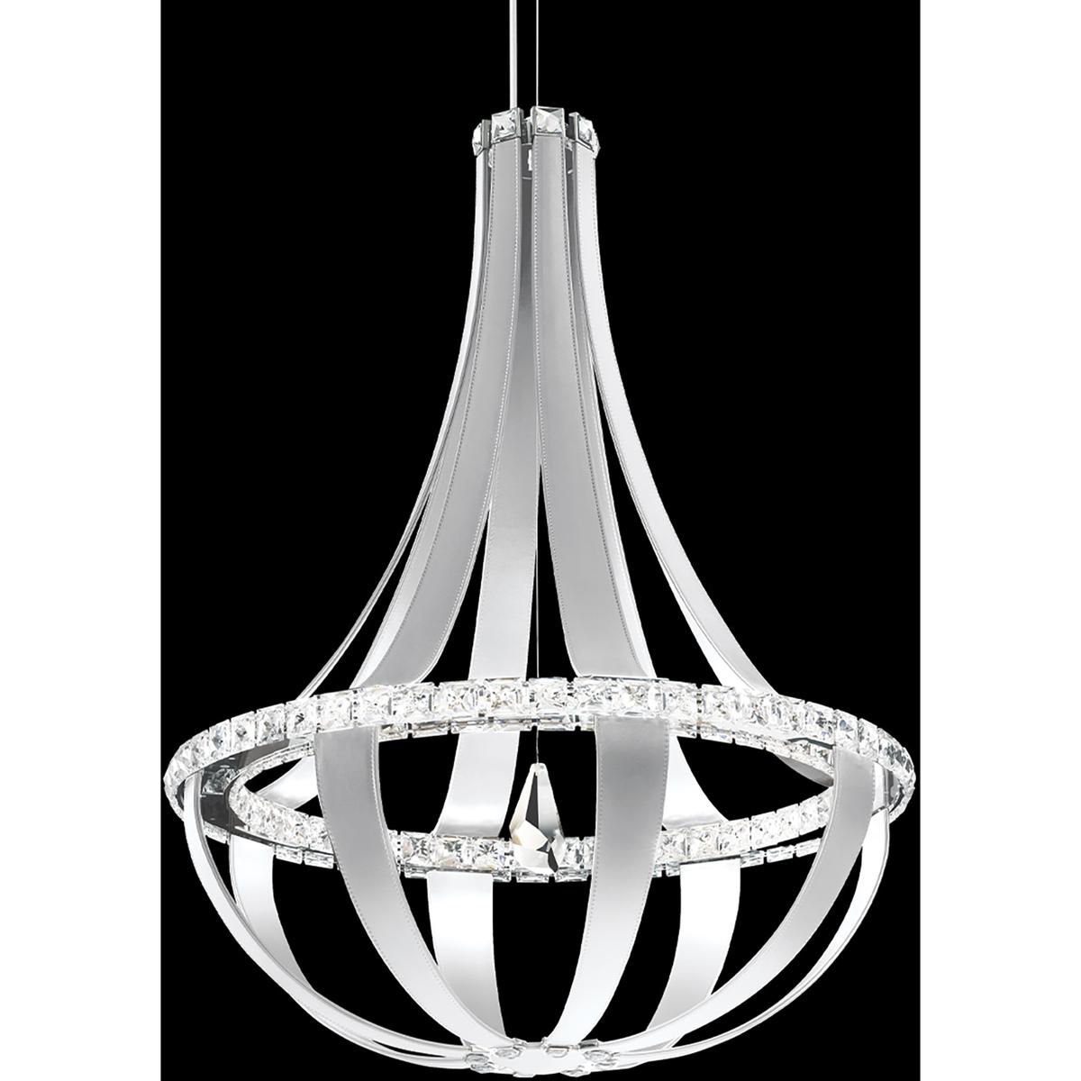Schonbek SCE120DN-LW1R Crystal Empire LED LED White Pass Pendant Ceiling Light in Radiance
