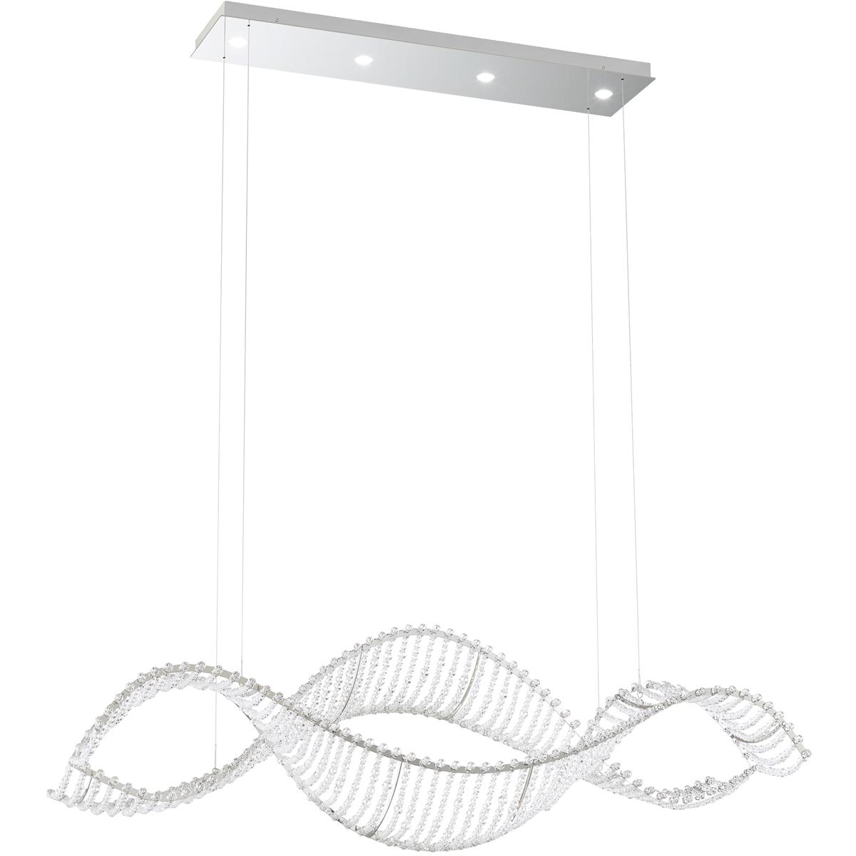 Schonbek SRI400N-SS1S Alon LED 40.5 inch Stainless Steel Linear Pendant Ceiling Light