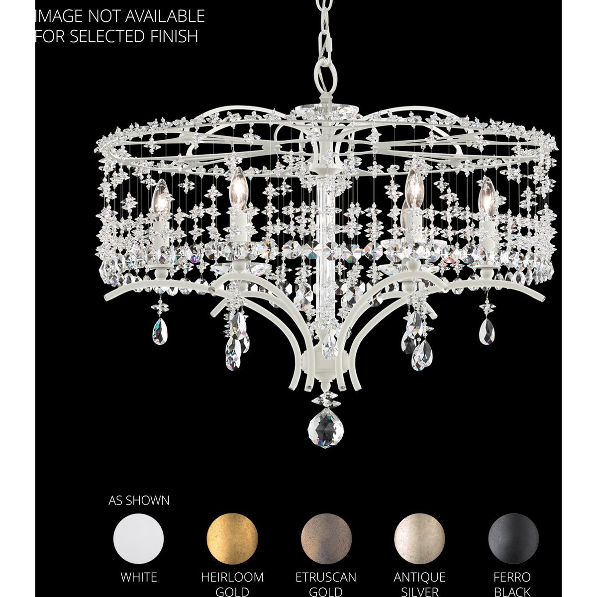 Schonbek TC1024N-22R Bella Rose 6 Light Heirloom Gold Chandelier Ceiling Light in Radiance