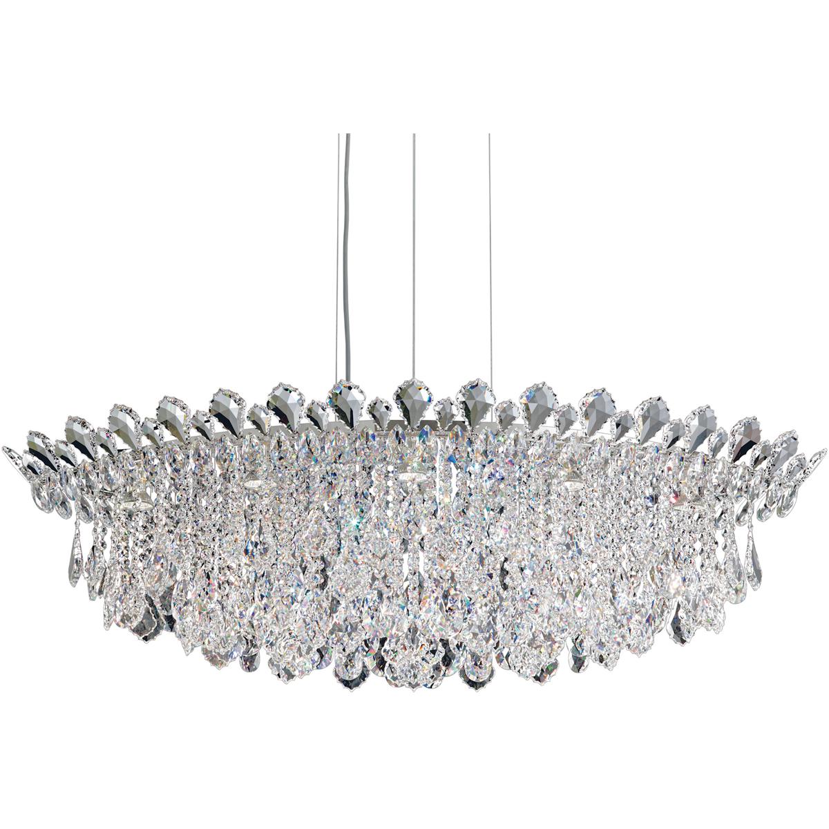 Schonbek TR4811N-401R Trilliane Strands 8 Light 25 inch Polished Stainless Steel Pendant Ceiling Light in Radiance