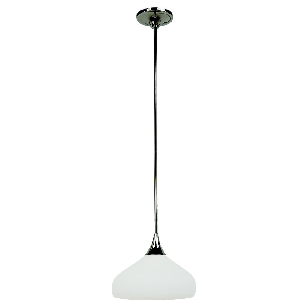 Sea Gull 65971BLE-841 Solana 1 Light 13 inch Polished Nickel Pendant Ceiling Light in Fluorescent