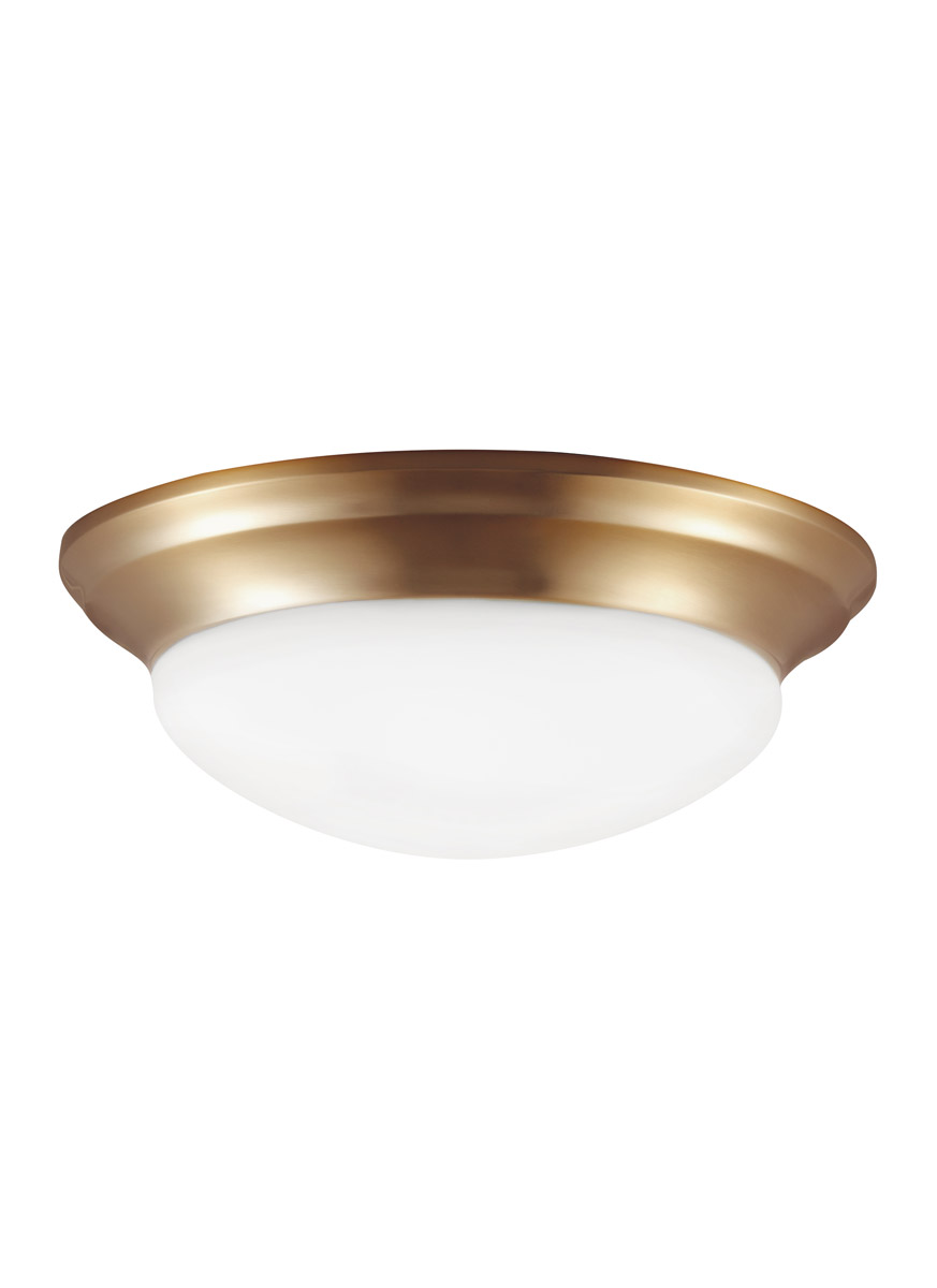 Sea Gull 75436en3 848 Nash 3 Light 17 Inch Satin Bronze Flush