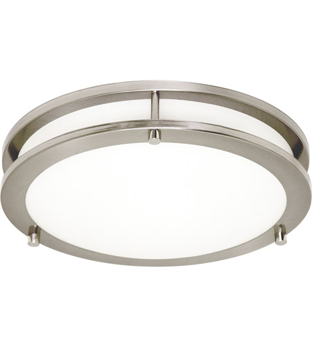 15 Brushed Nickle Flush Mount Ceiling Light Fixture