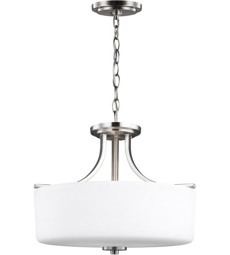 Sea Gull 7728803en3 962 Canfield 3 Light 16 Inch Brushed Nickel