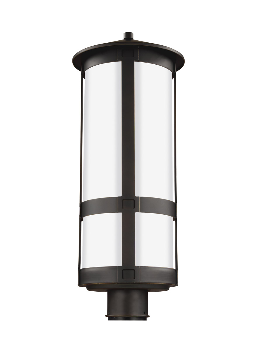 Sea Gull 8235991S-71 Groveton LED 23 inch Antique Bronze Outdoor Post Lantern