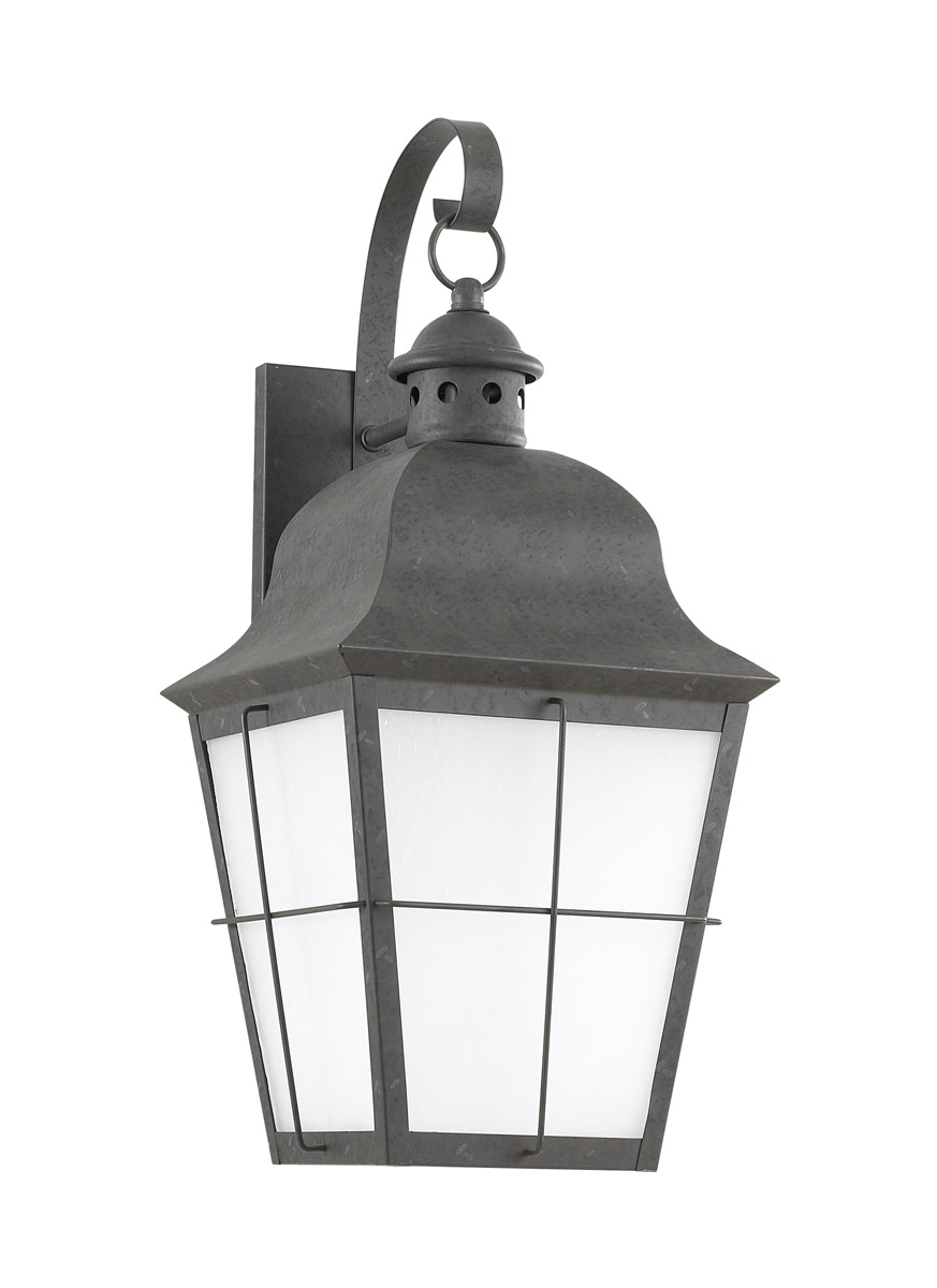 Sea Gull 89273EN3-46 Chatham 1 Light 21 inch Weathered Copper Outdoor Wall Lantern