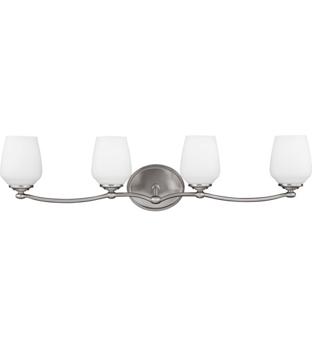 Vintner 4 Light 34 Inch Satin Nickel Vanity Light Wall Light In Standard