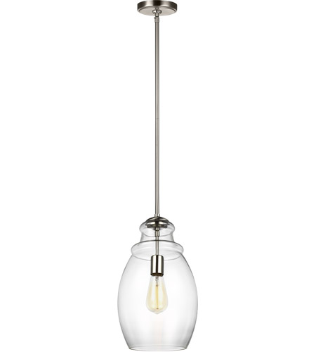 9 inch Satin Nickel Pendant Ceiling Light