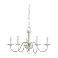 Sea Gull Lighting Traditional 5 Light Chandelier in Brushed Nickel 3121-962 thumb
