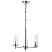 Sea Gull 3190303-962 Zire 3 Light 18 inch Brushed Nickel Chandelier Ceiling Light photo thumbnail