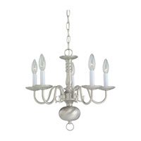 Sea Gull Lighting Traditional 5 Light Chandelier in Brushed Nickel 3409-962 photo thumbnail