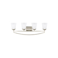 Sea Gull 4424504BLE-962 Hanford 4 Light 34 inch Brushed Nickel Wall Bath Wall Light in Fluorescent thumb
