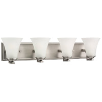 Sea Gull 44377-965 Somerton 4 Light 30 inch Antique Brushed Nickel Bath Vanity Wall Light in Satin Etched Glass thumb