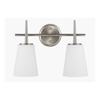 Sea Gull 4440402BLE-962 Driscoll 2 Light 16 inch Brushed Nickel Bath Vanity Wall Light in Fluorescent thumb