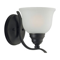 Sea Gull 44625BLE-782 Wheaton 1 Light 6 inch Heirloom Bronze Wall Sconce Wall Light in Fluorescent thumb