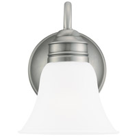 Sea Gull 44850-965 Gladstone 1 Light 7 inch Antique Brushed Nickel Wall Sconce Wall Light in Satin Etched Glass thumb