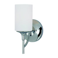 Sea Gull 44952-05 Stirling 1 Light 6 inch Chrome Wall Sconce Wall Light thumb