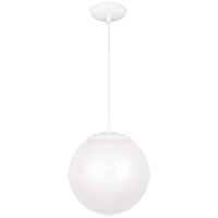 Sea Gull 602291S-15 Hanging Globe LED 12 inch White Pendant Ceiling Light thumb