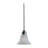 Sea Gull 61850-965 Gladstone 1 Light 8 inch Antique Brushed Nickel Mini Pendant Ceiling Light in Satin Etched Glass thumb