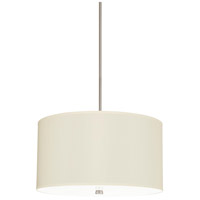 Sea Gull 65262BLE-962 Dayna 4 Light 24 inch Brushed Nickel Shade Pendant Ceiling Light in Faux Silk Fabric, Fluorescent thumb