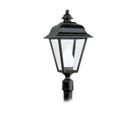 Sea Gull Lighting Bancroft 1 Light Outdoor Post Lantern in Black 8216-12 thumb