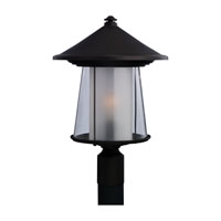 Sea Gull Lighting Strathmore 1 Light Outdoor Post Lantern in Cottage Bronze 82321-833 thumb