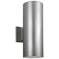 Sea Gull 8413897S-753 Cylinders LED 14 inch Painted Brushed Nickel Outdoor Wall Lantern thumb