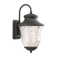 Sea Gull Lighting Brookfield 1 Light Outdoor Wall Lantern in Black 88186-12 thumb