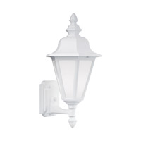 Sea Gull 8824BLE-15 Brentwood 1 Light 20 inch White Outdoor Wall Lantern in Fluorescent thumb