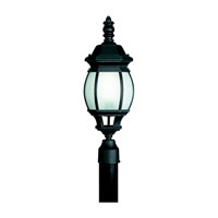 Sea Gull Lighting Wynfield 1 Light Outdoor Post Lantern in Black 89200BL-12 thumb