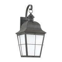 Sea Gull 89273BLE-46 Chatham 1 Light 21 inch Oxidized Bronze Outdoor Wall Lantern in No Photocell, Energy Efficient thumb