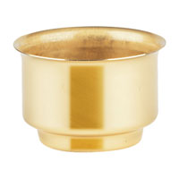 Sea Gull 9005-02 Candle Polished Brass Glass Cup thumb