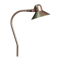 Sea Gull Lighting Imperial 1 Light Landscape Path Light in Weathered Brass 91227-147 thumb