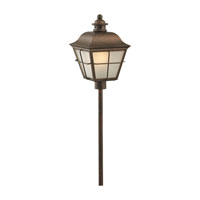 Sea Gull Lighting Chatham 1 + 1 Light Landscape Path Light in Weathered Copper 92162-44 thumb
