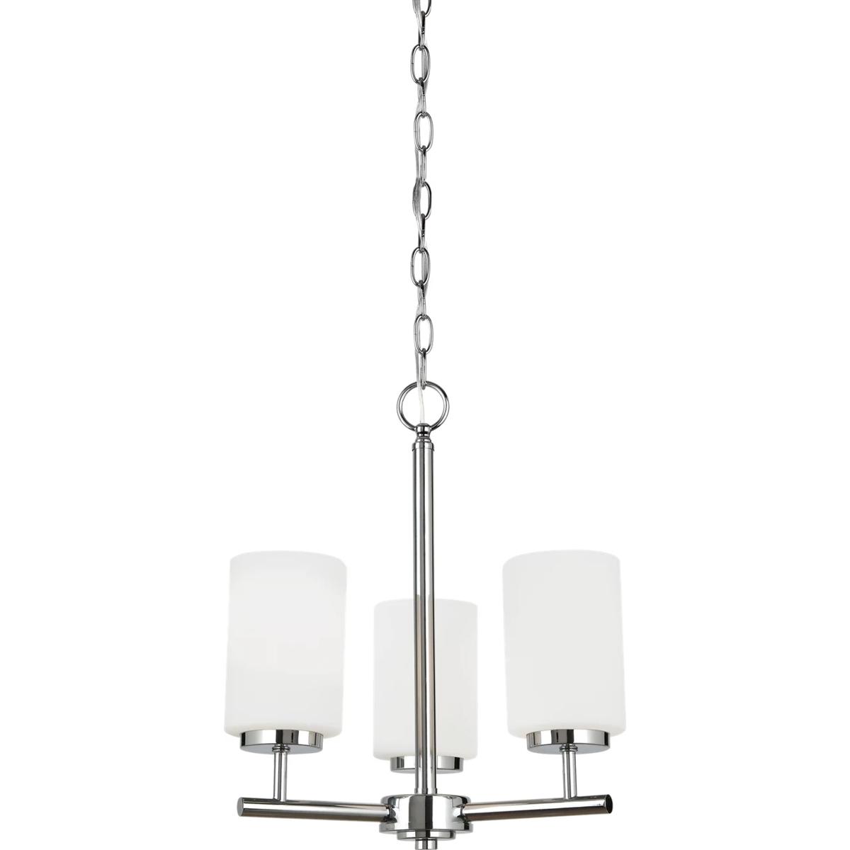 Generation Lighting 31160EN3-05 Oslo 3 Light 15 inch Chrome Chandelier Ceiling Light
