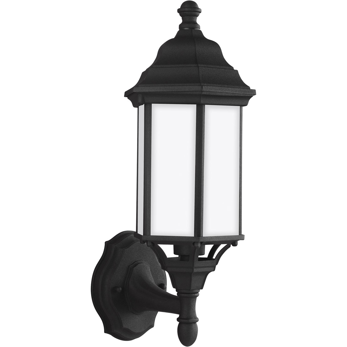 Generation Lighting 8538751-12 Sevier 1 Light 16.25 inch Black Outdoor Wall Lantern, Small