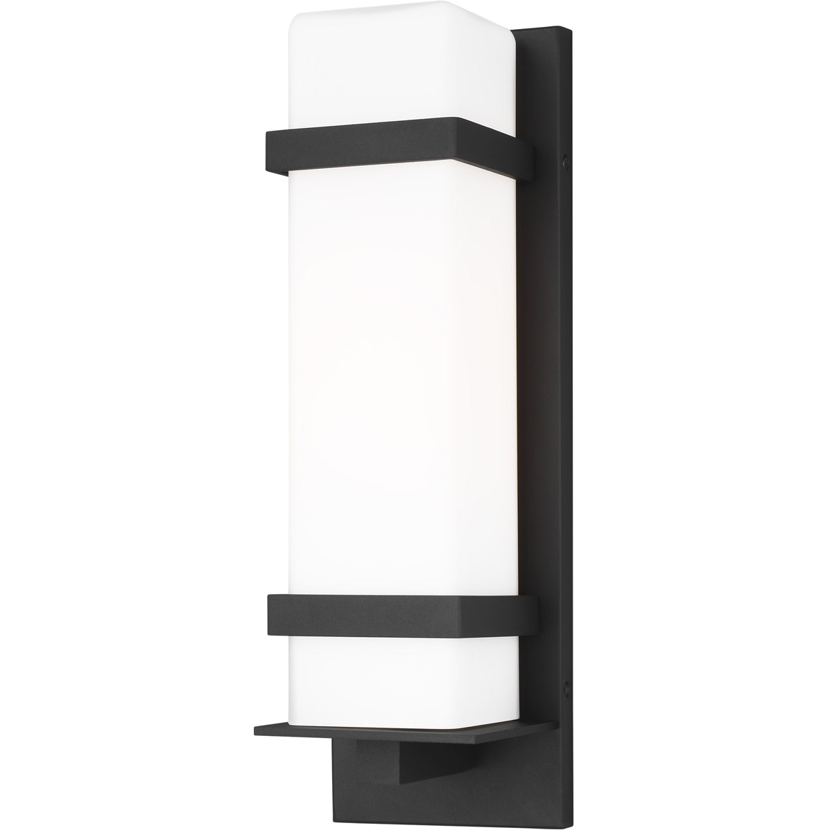 Generation Lighting 8620701-12 Alban 1 Light 18 inch Black Outdoor Wall Lantern, Medium