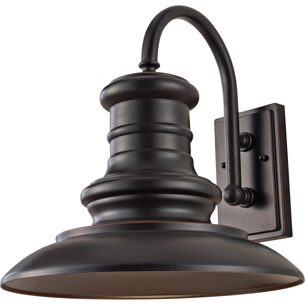 Spark & Spruce 23760-RB Aspel 1 Light 15.62 inch Restoration Bronze Outdoor Wall Sconce