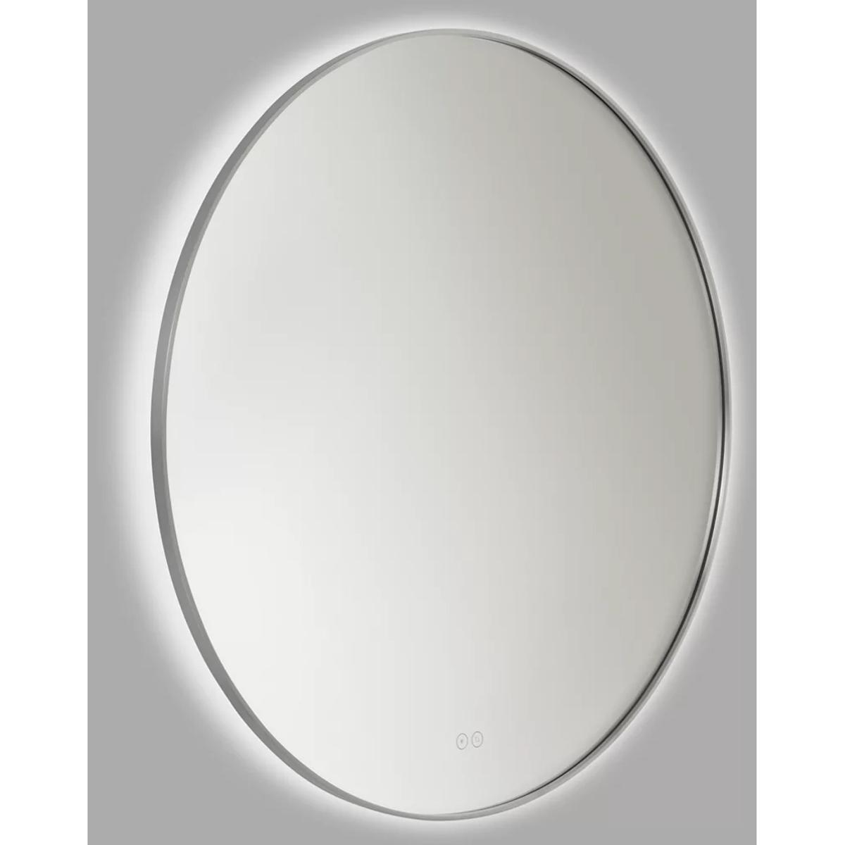 Generation Lighting MREL1431BN Cadre 36 X 36 inch Brushed Nickel Backlit Wall Mirror