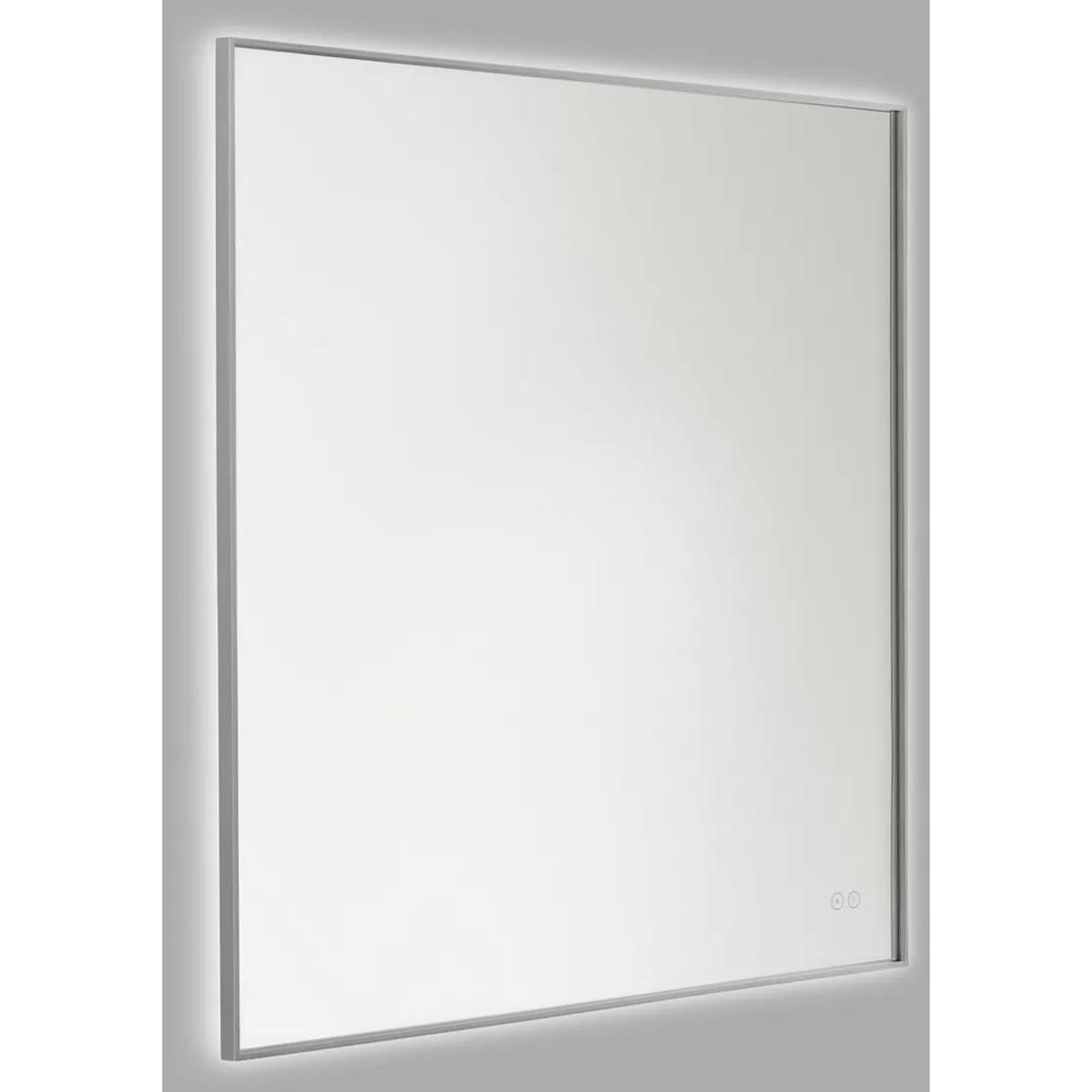 Generation Lighting MREL1441BN Cadre 36 X 36 inch Brushed Nickel Backlit Wall Mirror