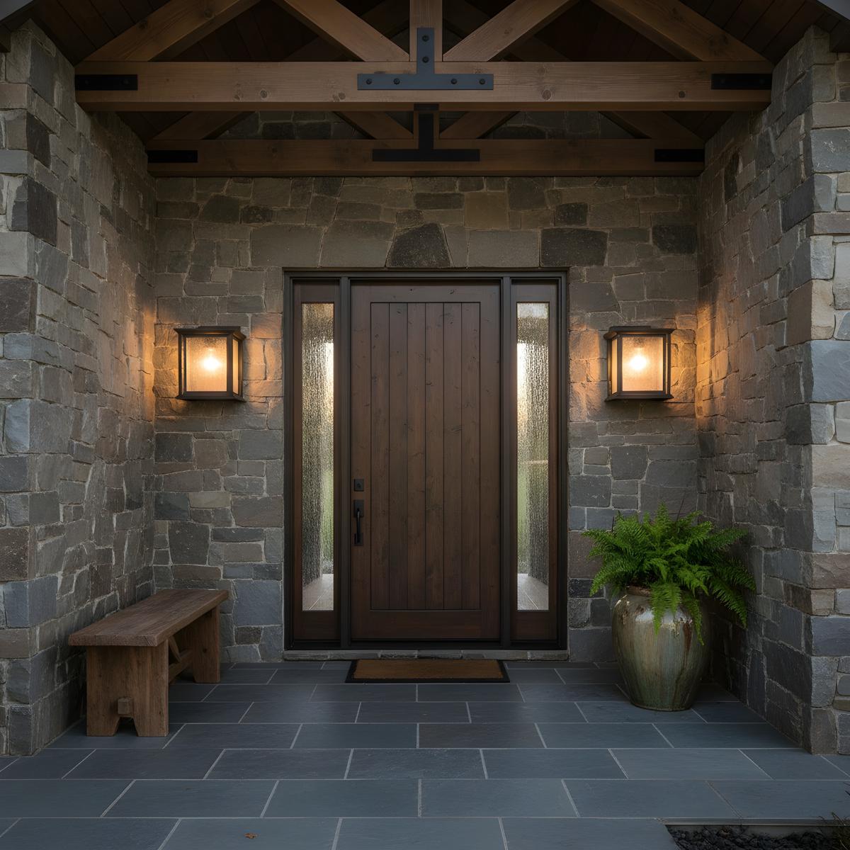 Generation Lighting GLO1201TXB Audley 1 Light 10 inch Textured Black Outdoor Wall Lantern in Distressed Seeded Glass, Small