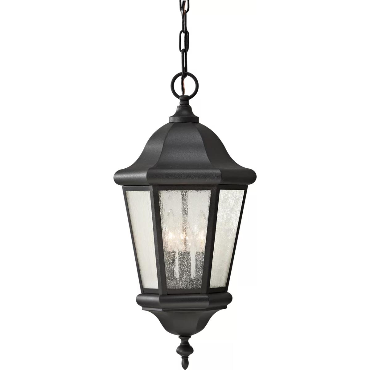 Generation Lighting OL5911EN/CB Martinsville 3 Light 10.25 inch Corinthian Bronze Outdoor Pendant Lantern