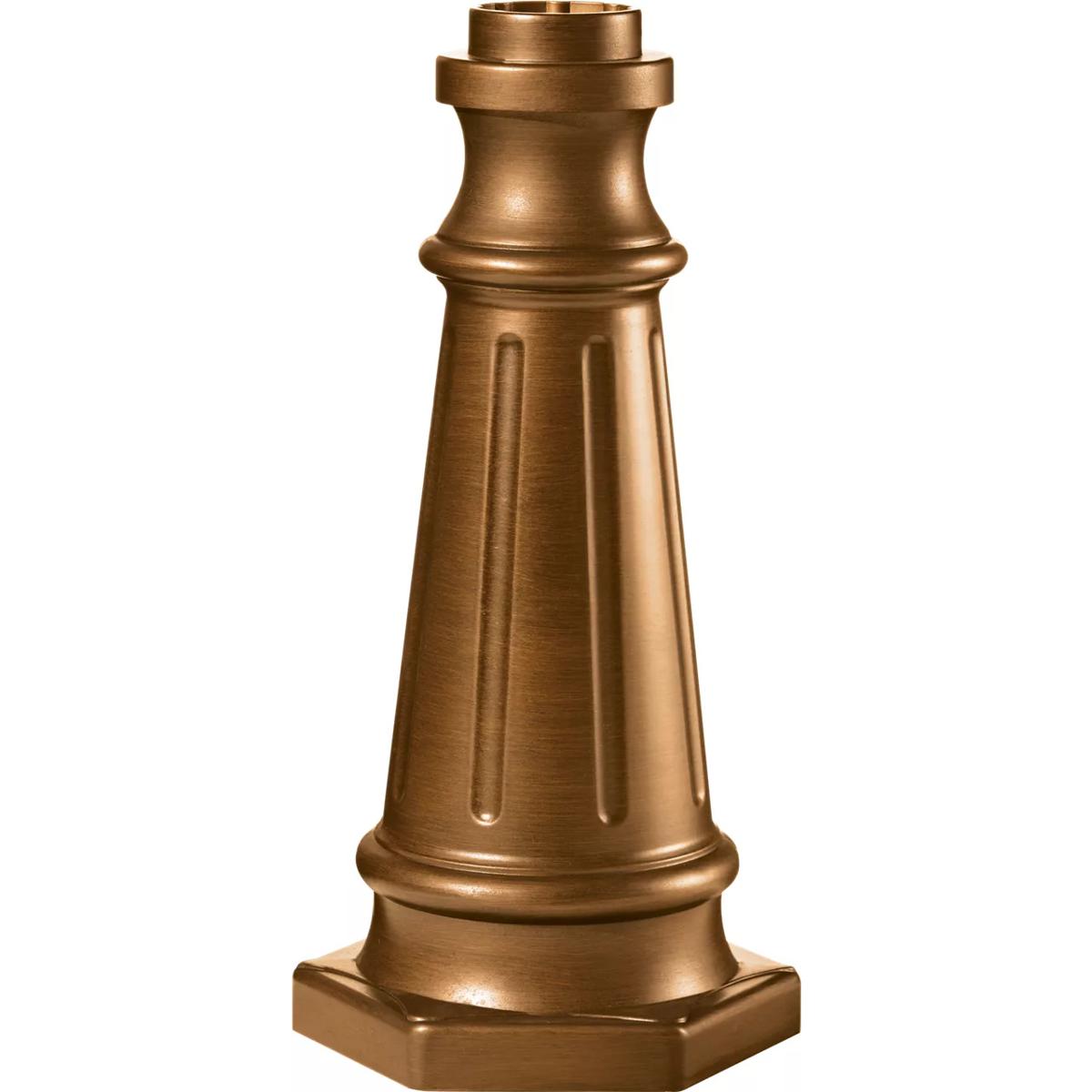Generation Lighting POSTBASE-NCP Outdoor Post Base 19.5 inch Natural Copper Outdoor Post Base