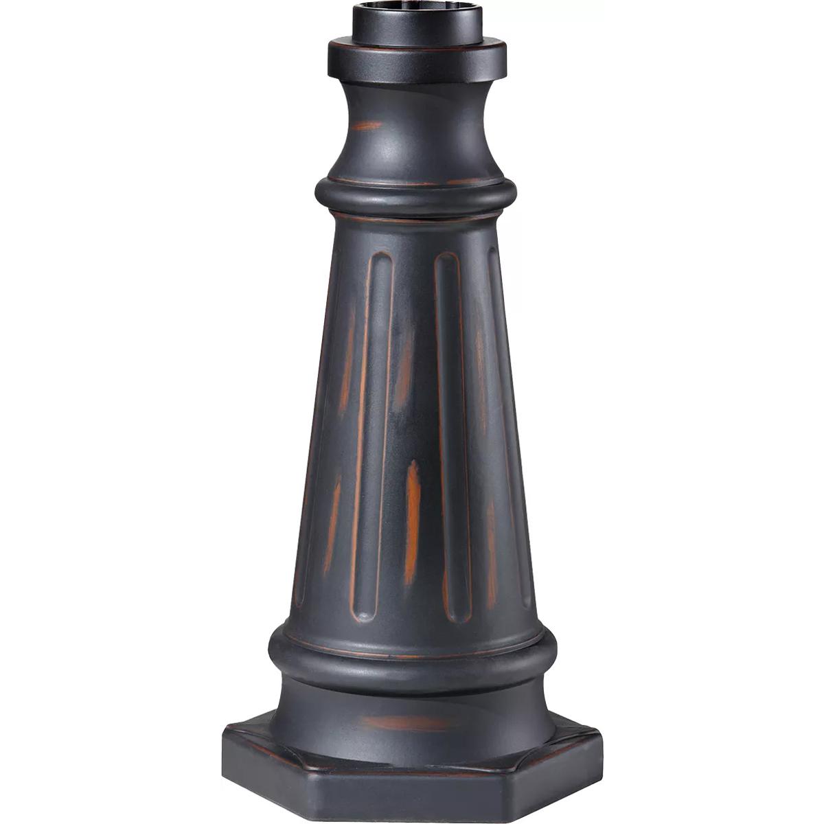Generation Lighting POSTBASE-ES Outdoor Post Base 19.5 inch Espresso Outdoor Post Base